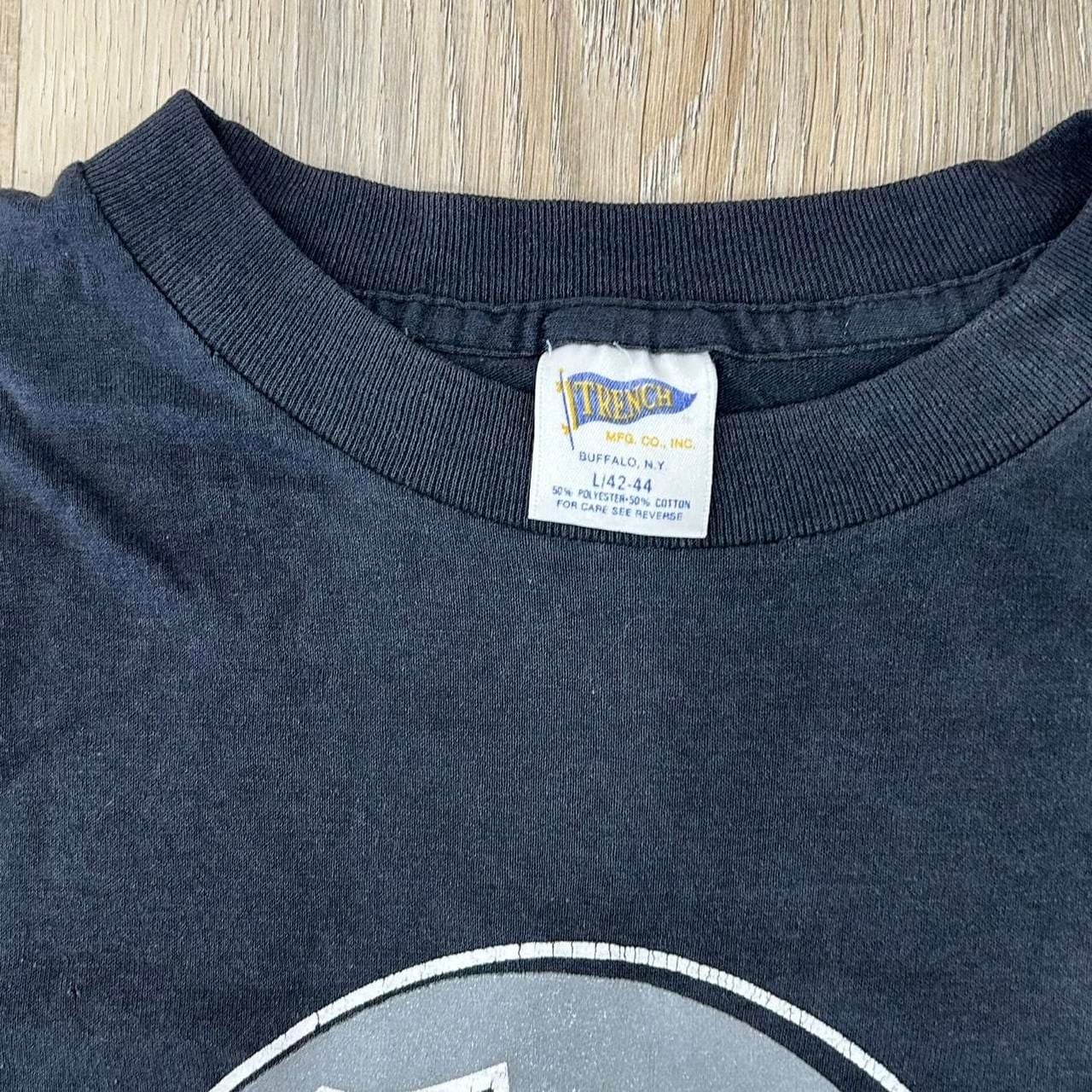 Trench MFG Co. Raiders NFL T-Shirt Size L42-44 Black Vintage 3