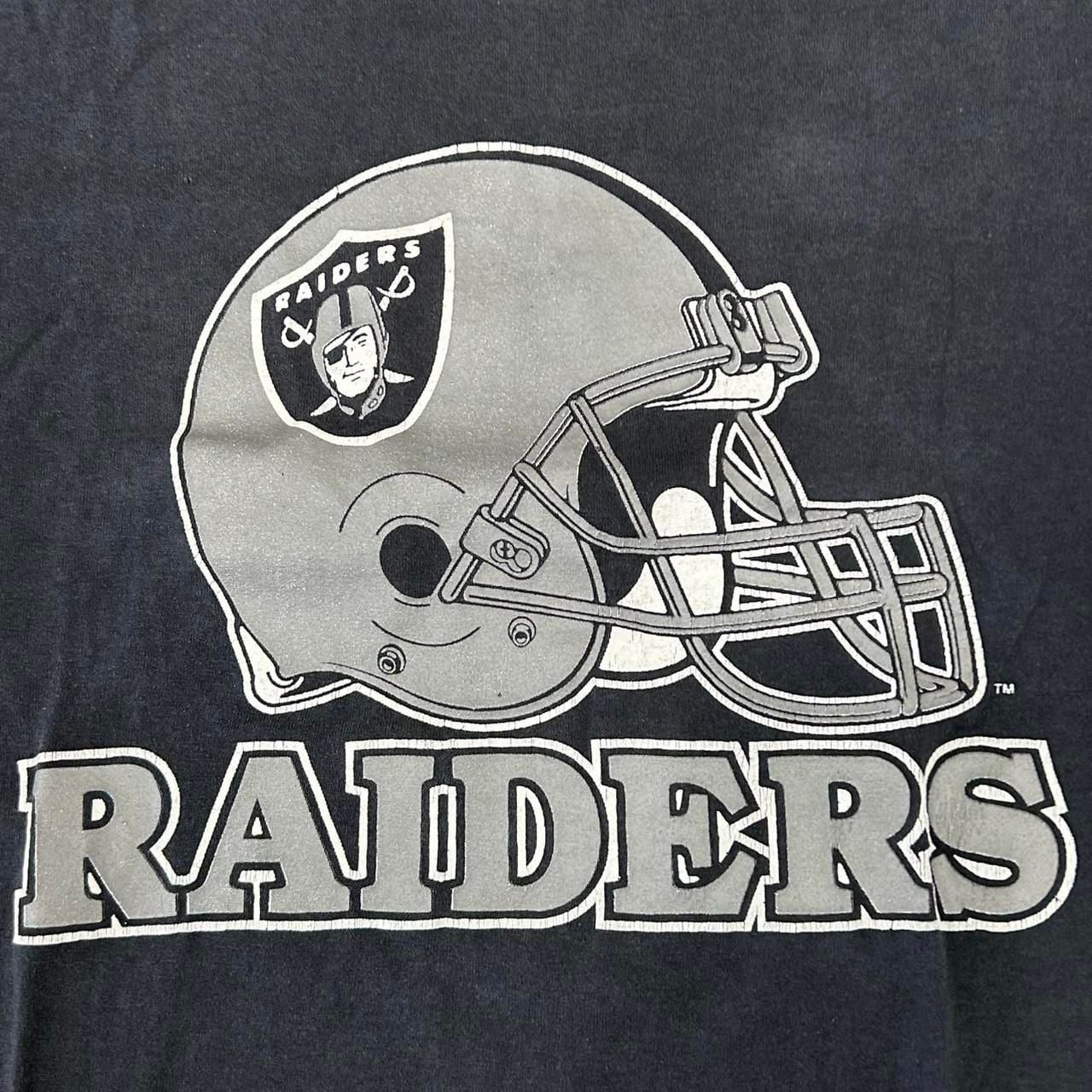 Trench MFG Co. Raiders NFL T-Shirt Size L42-44 Black Vintage 4