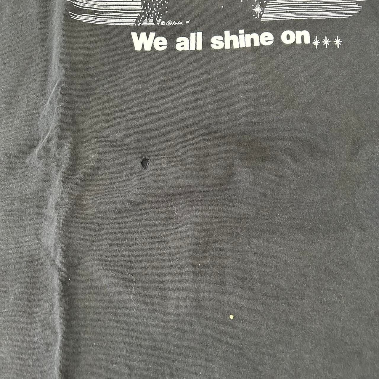 Jerzees John Lennon We All Shine On T-Shirt Size XXL Black Graphic Tee 6