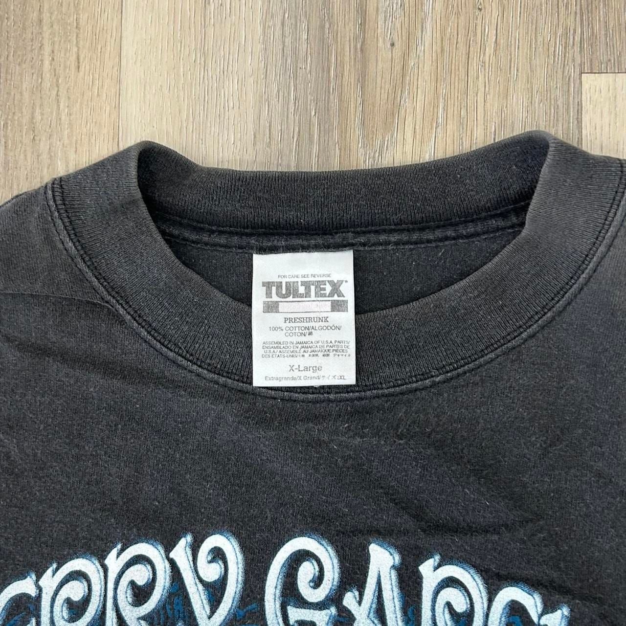 Tultex Jerry Garcia T-Shirt Size XL Vintage 90s Black Rock Band Tee 5