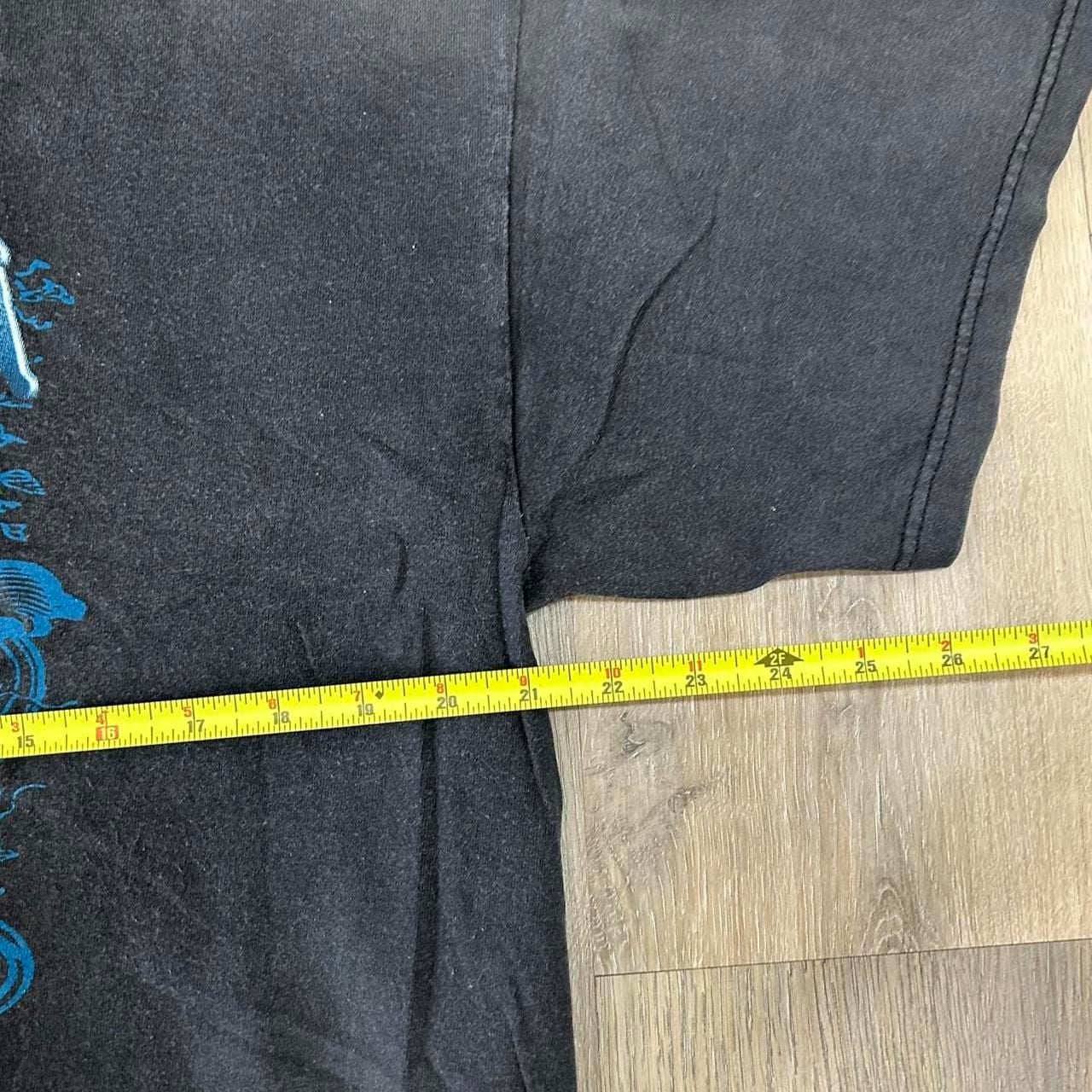 Tultex Jerry Garcia T-Shirt Size XL Vintage 90s Black Rock Band Tee 7