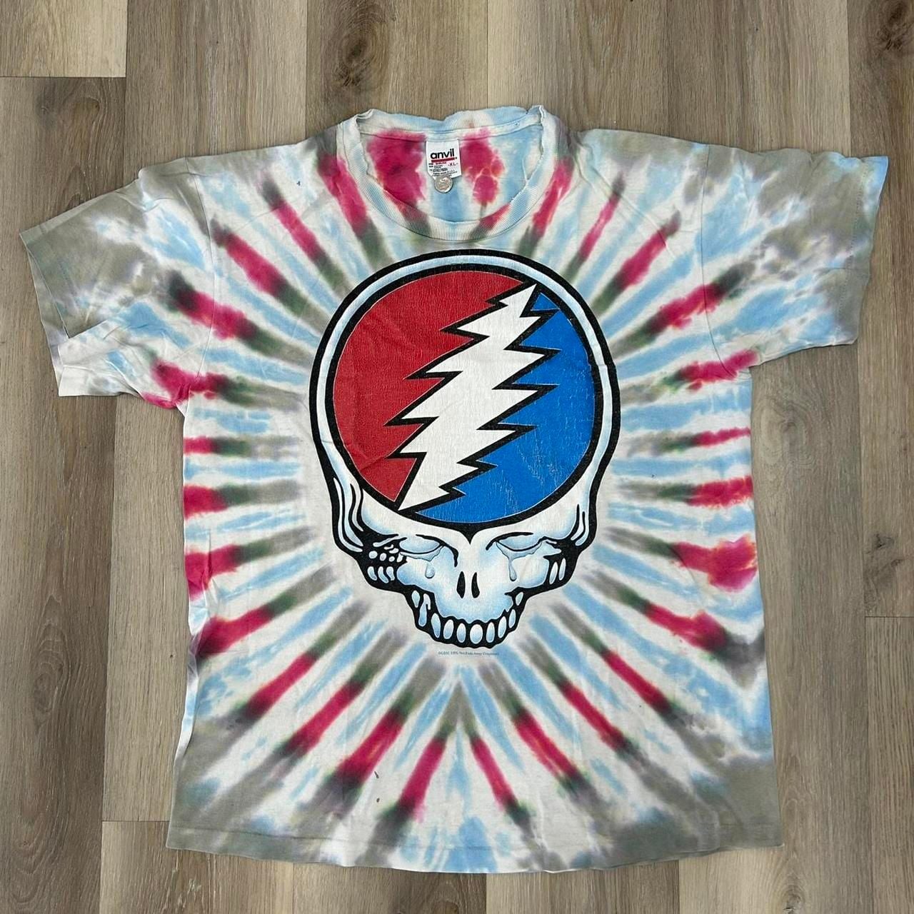 Anvil Grateful Dead Fare Thee Well Tie Dye T-Shirt Size XL 2