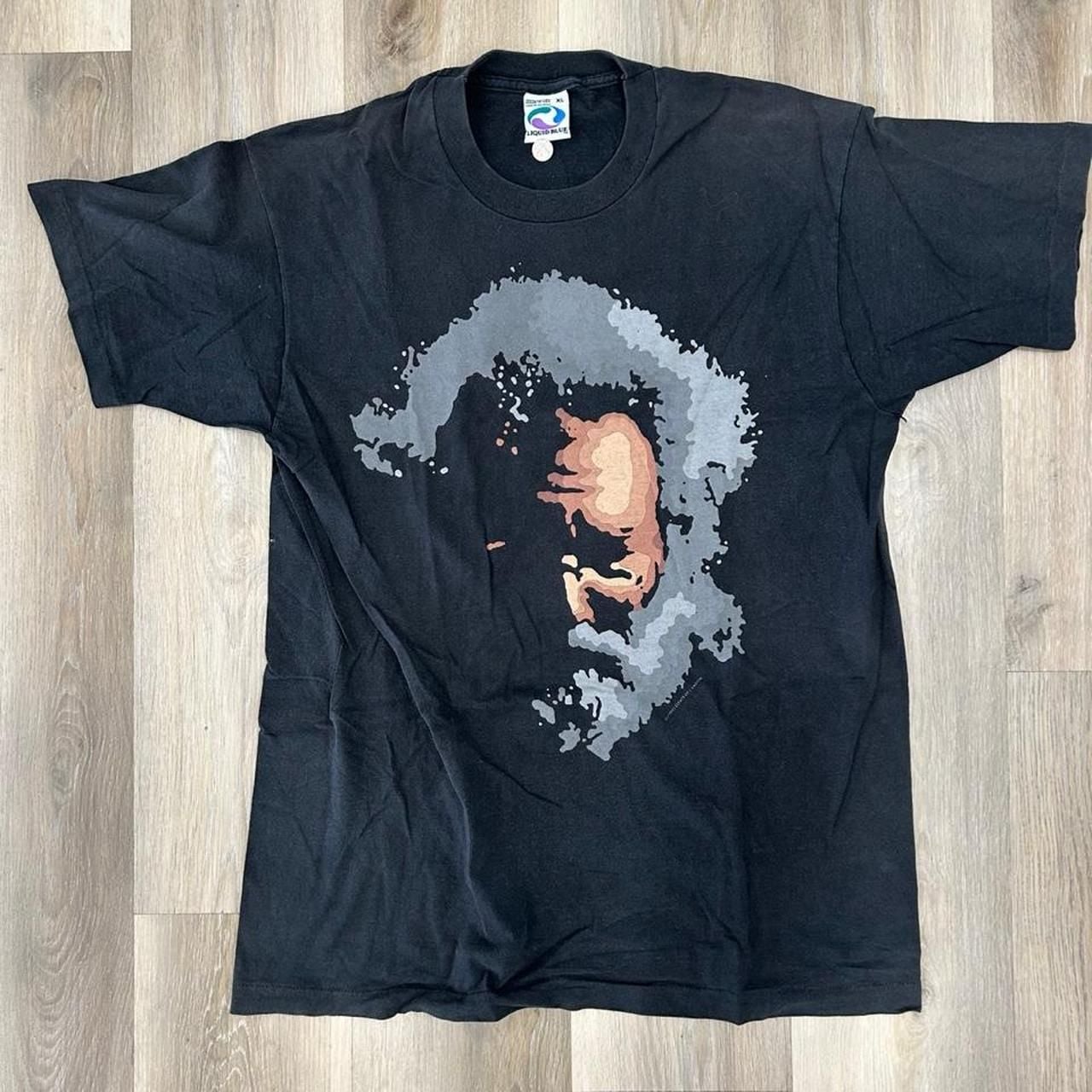 Liquid Blue Grateful Dead Jerry Garcia T-Shirt Size XL Vintage 90s 2
