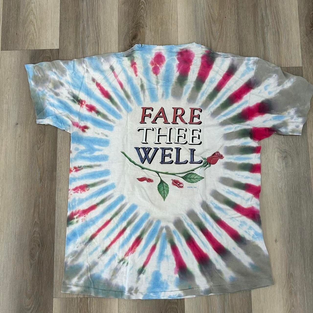 Anvil Grateful Dead Fare Thee Well Tie Dye T-Shirt Size XL 3