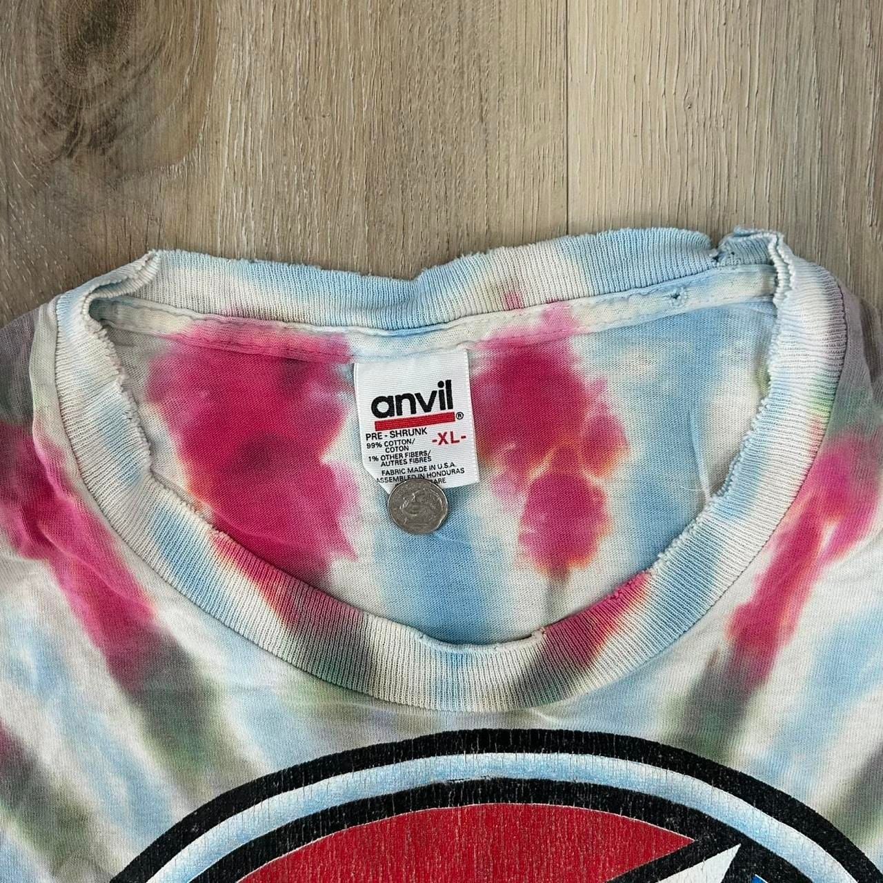 Anvil Grateful Dead Fare Thee Well Tie Dye T-Shirt Size XL 4