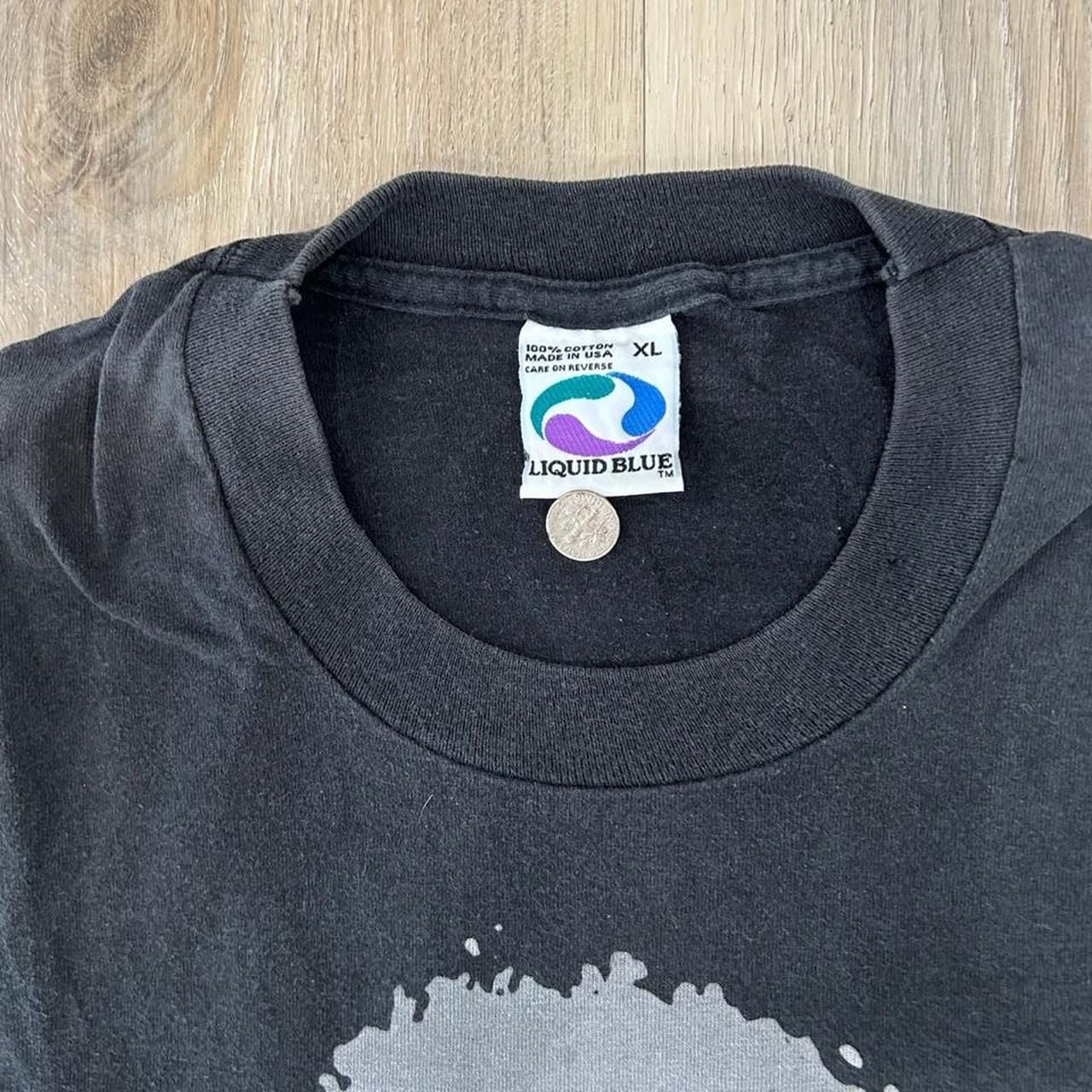 Liquid Blue Grateful Dead Jerry Garcia T-Shirt Size XL Vintage 90s 4