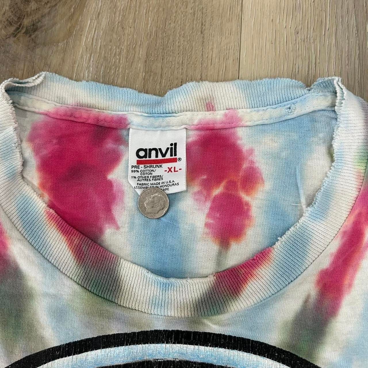 Anvil Grateful Dead Fare Thee Well Tie Dye T-Shirt Size XL 7
