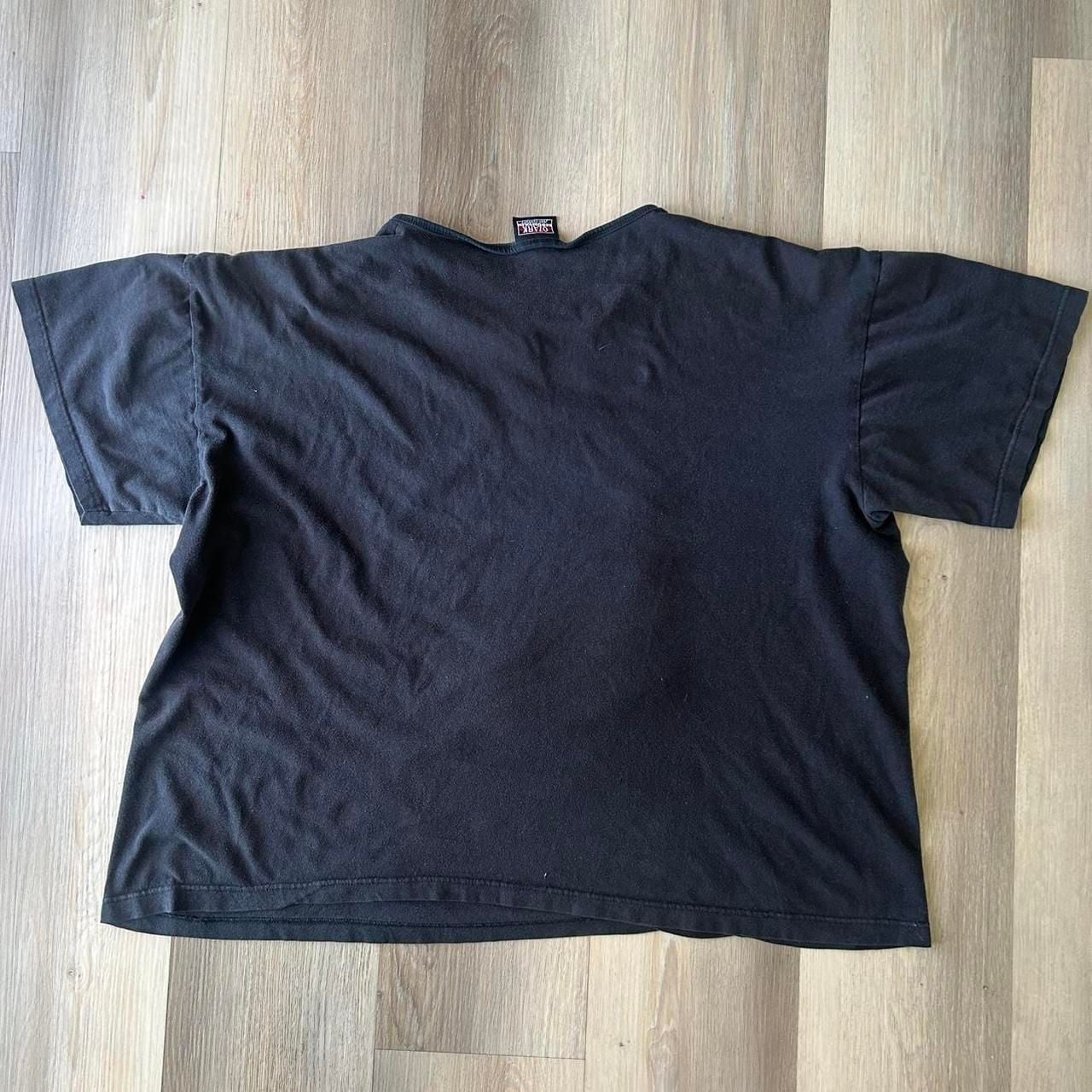 Ozark Mountain Jean Company Bugs Bunny 1995 T-Shirt Black Boxy Crop Top 5