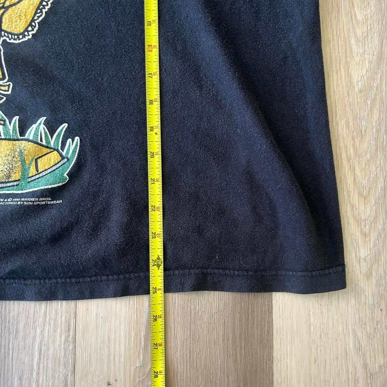 Ozark Mountain Jean Company Bugs Bunny 1995 T-Shirt Black Boxy Crop Top 7