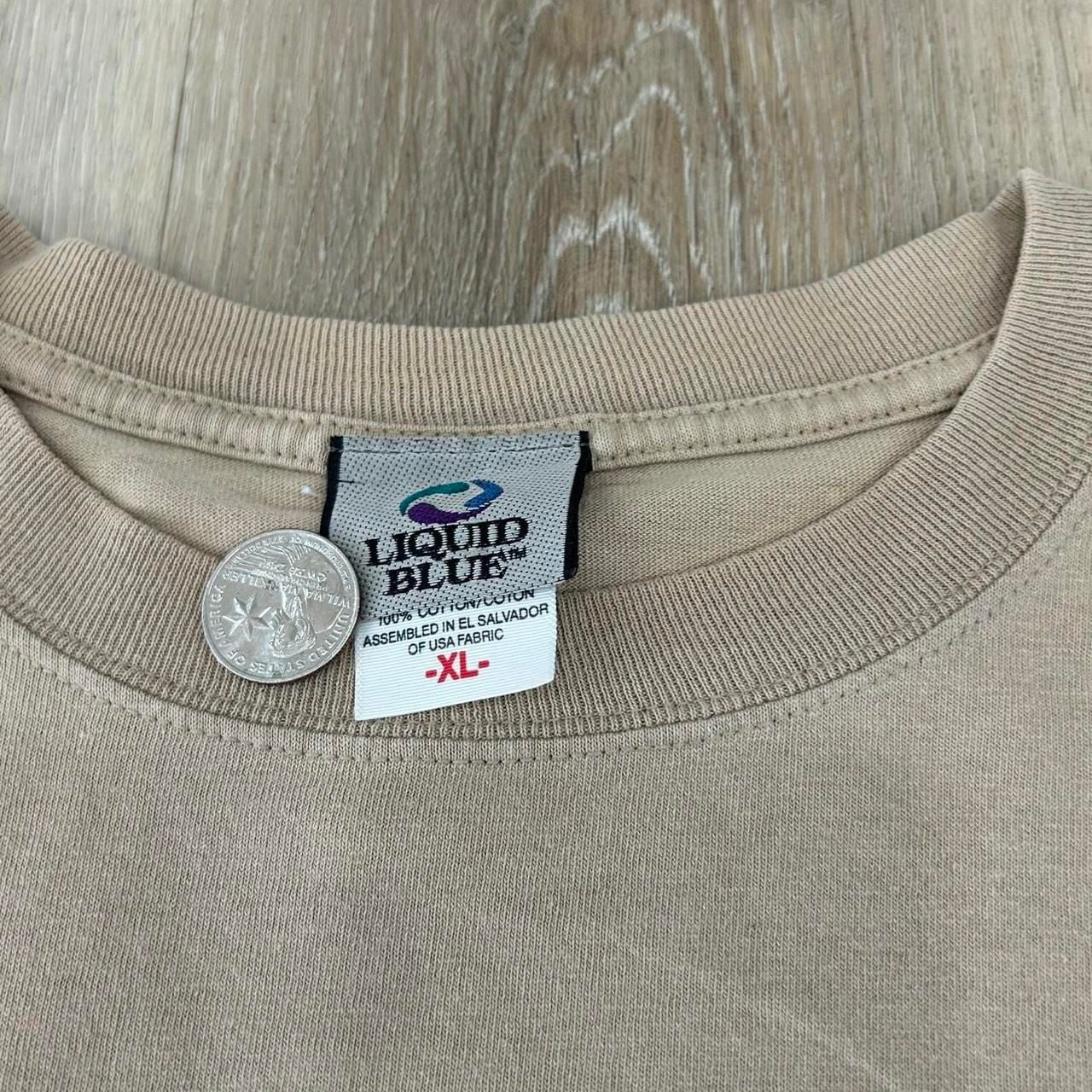 Liquid Blue Grateful Dead Dead Is Better T-Shirt XL Tan 6