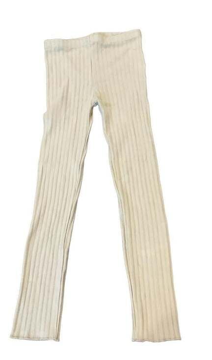 Rylee + Cru Light Sage Green Ribbed Cotton 2-Piece Set 10-12Y New Girls 3