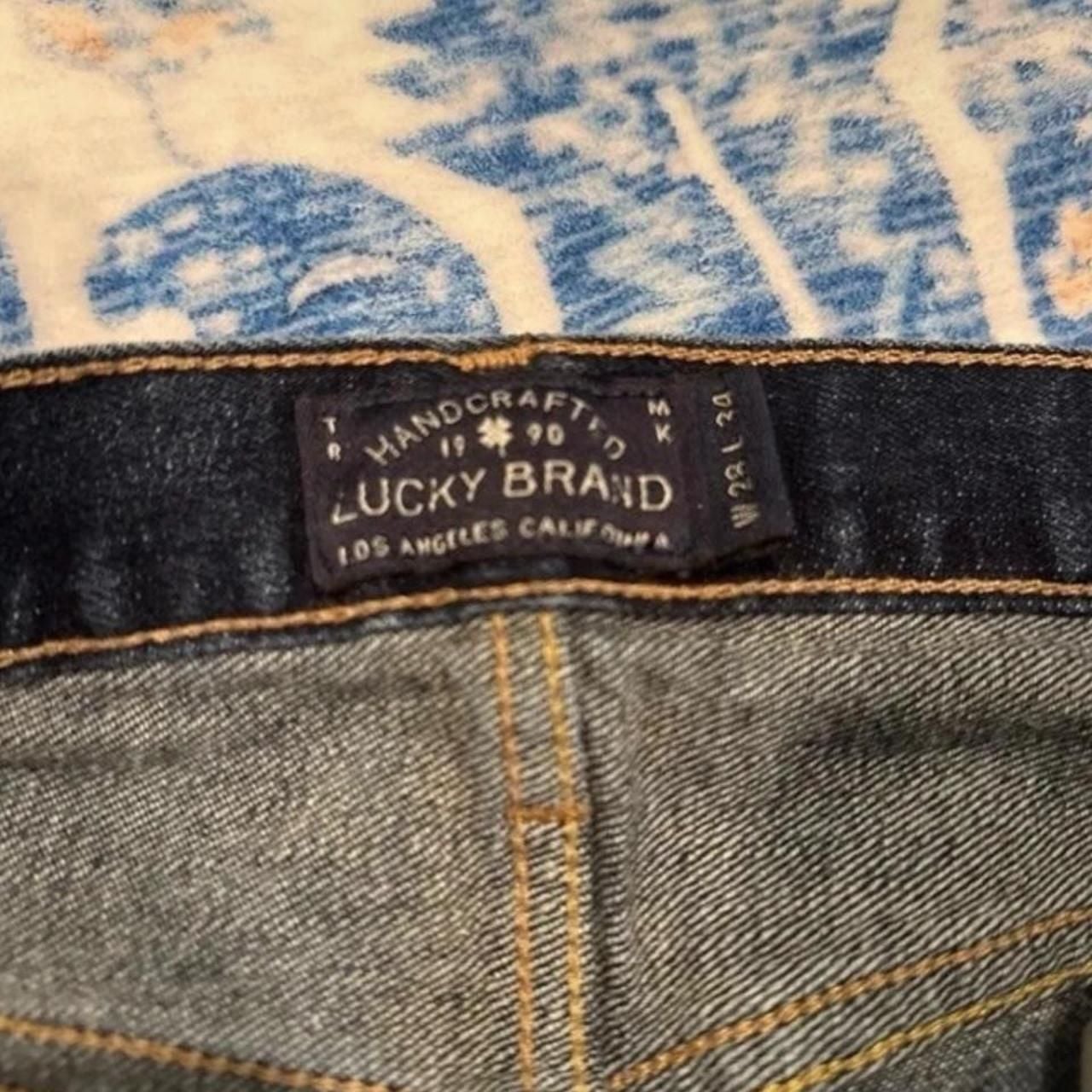 Lucky Brand 121 Heritage Slim Jeans W28 L34 Dark Wash 3