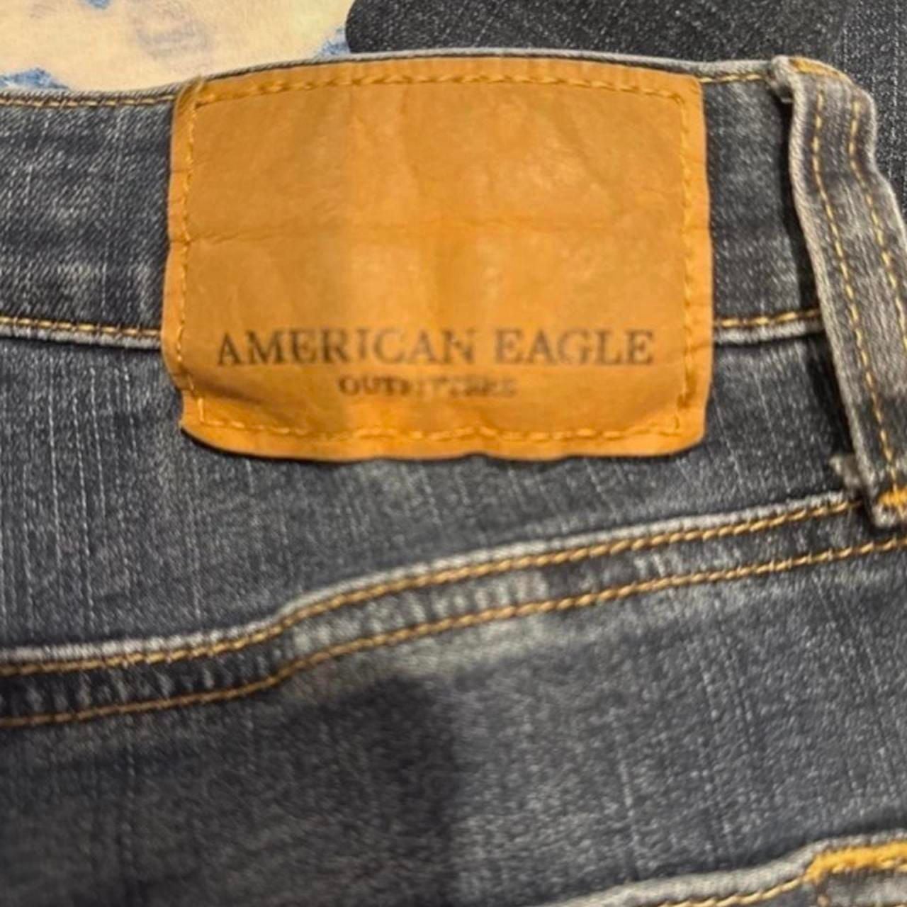 American Eagle Extreme Stretch Jeans W28 L32 Dark Wash Distressed Denim 7