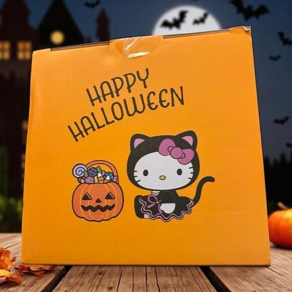 Hello Kitty Ceramic Reed Diffuser Ghost Kitty Cinnamon Scent New In Box Sealed 5