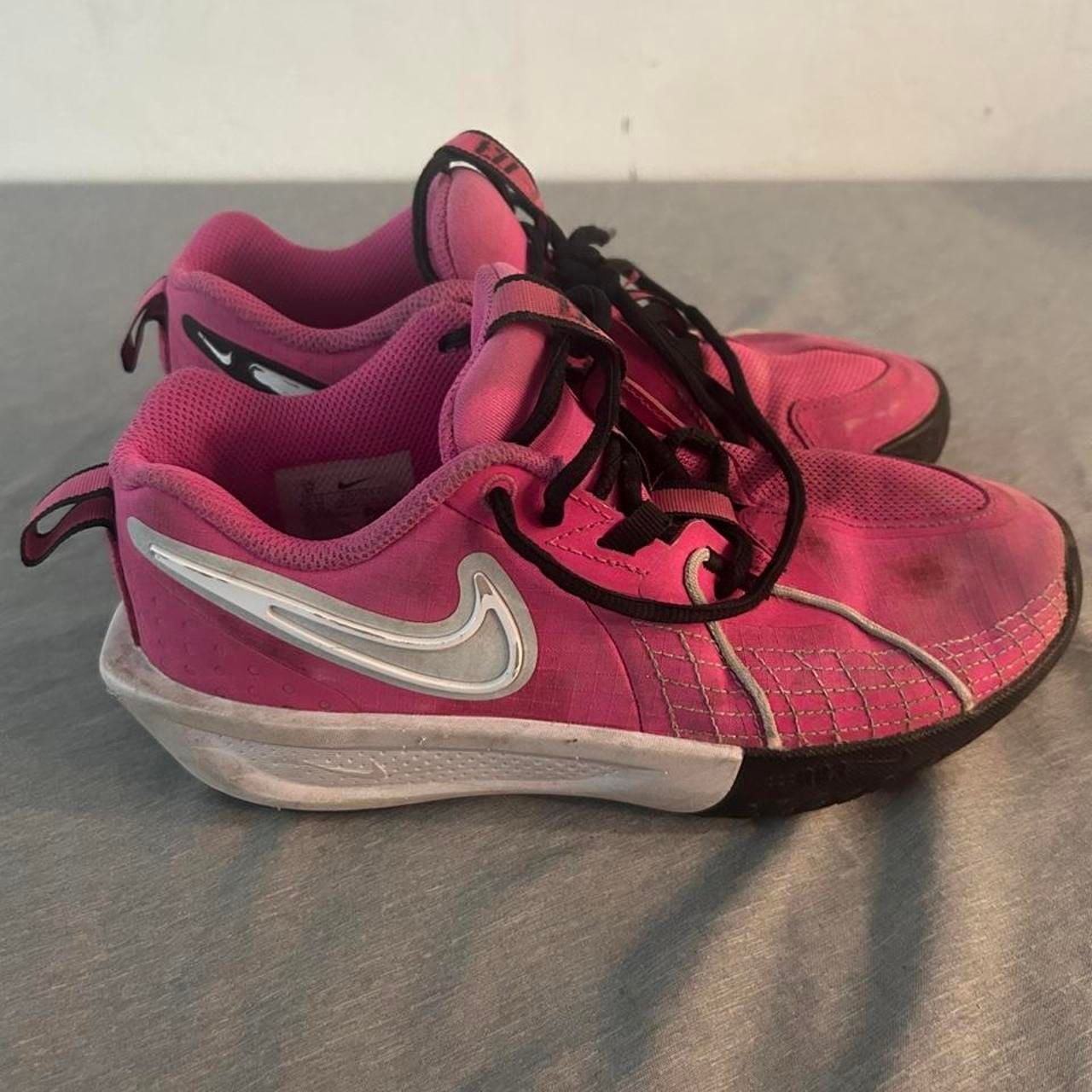 Nike GT Cut 3 GS Size 4Y Laser Fuchsia Pink Basketball Shoes FD7033-600 2