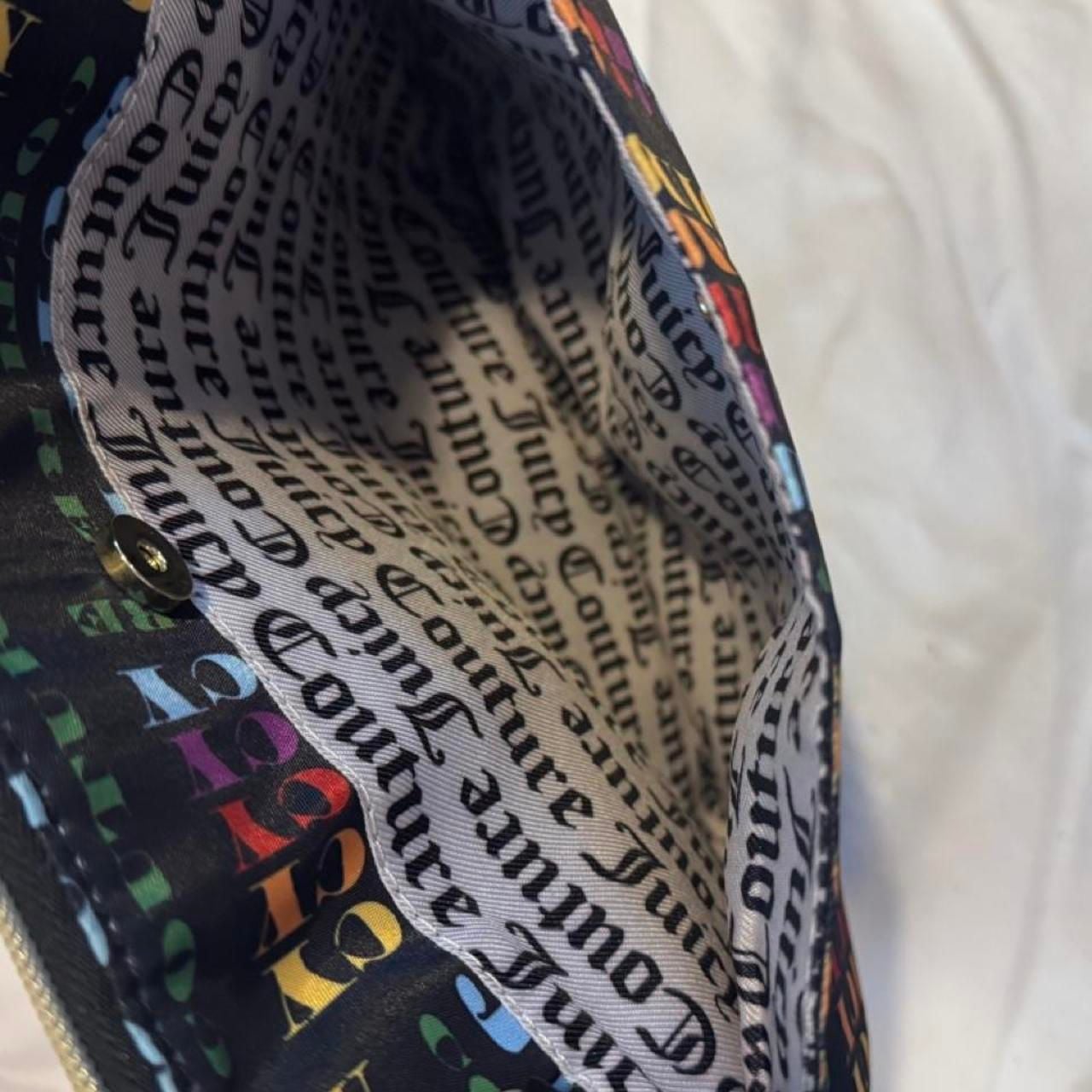 Juicy Couture Multicolored Logo Print Crossbody Bag Black 7