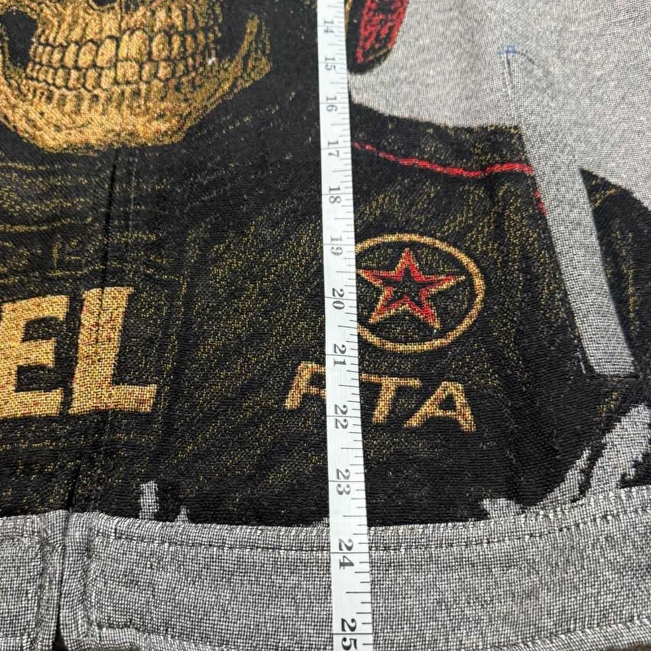 Rebel Minds Rebel RTA Skull Zip Up Jacket Size Medium 4