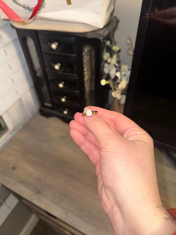 Golden Ring with Stone 1