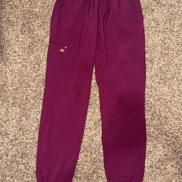 Dickies Maroon Scrub Pants