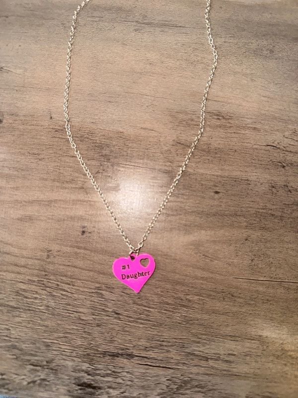 #1 Daughter Heart Necklace 3