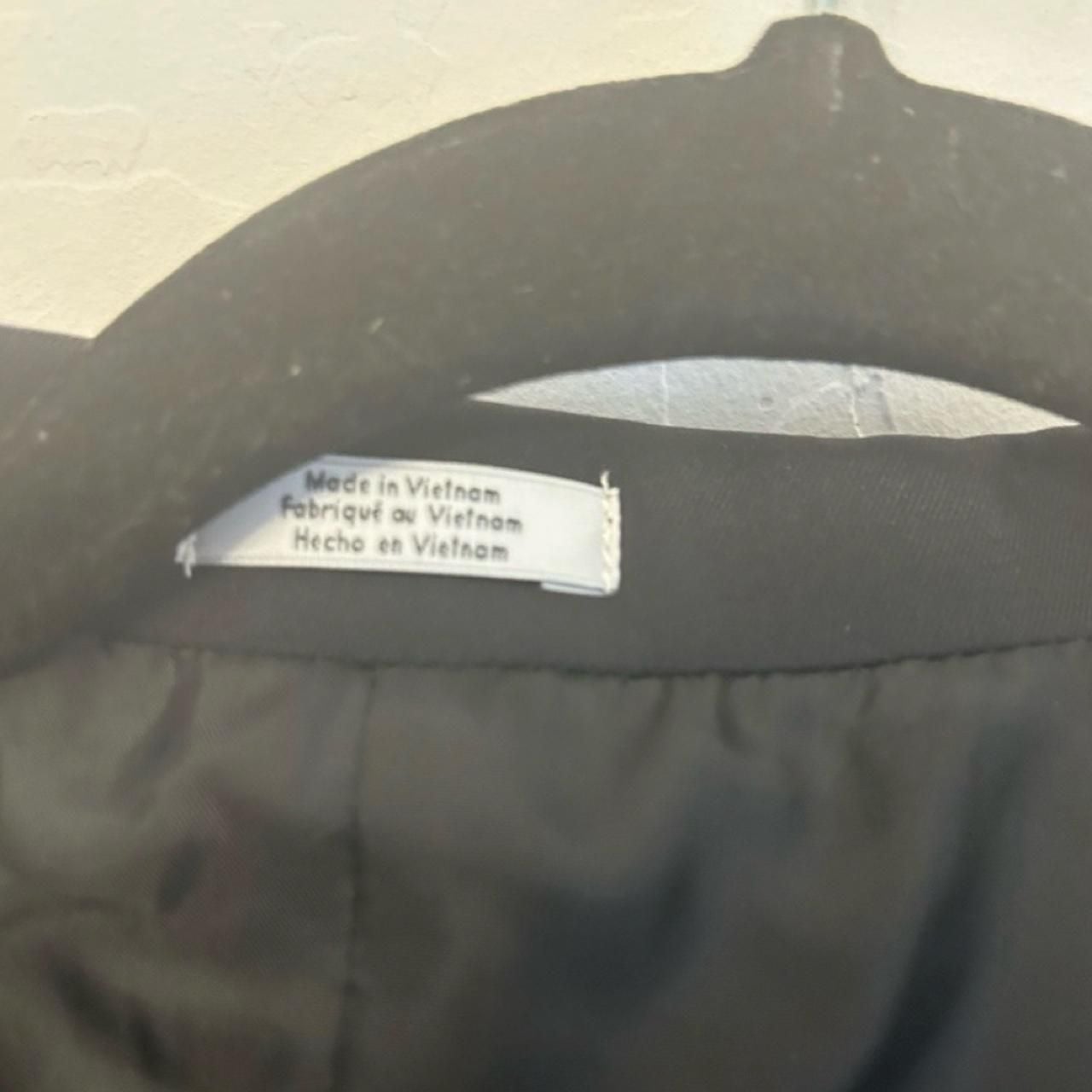 Calvin Klein Blazer Size 14 Black Two Button NWT 3