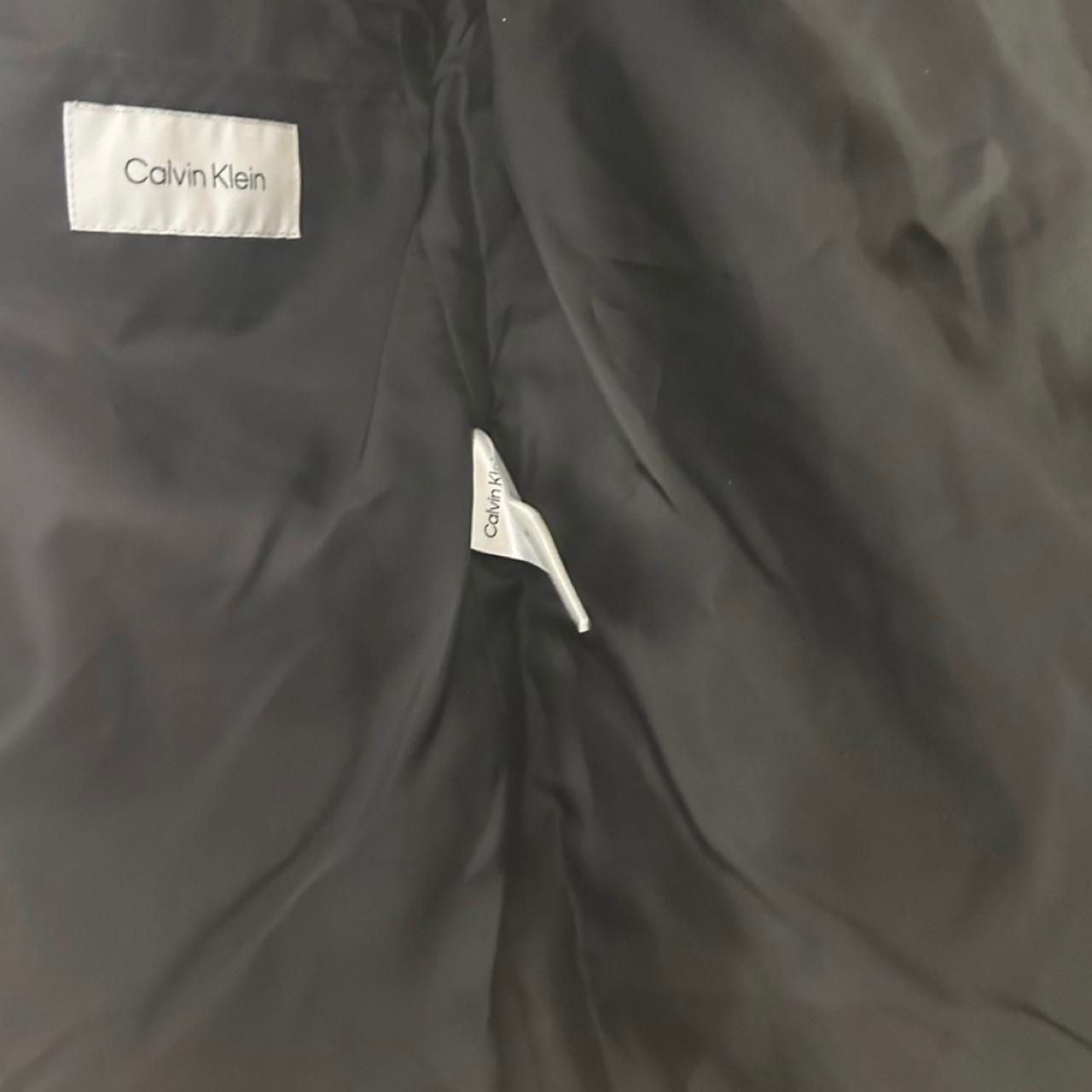 Calvin Klein Blazer Size 14 Black Two Button NWT 4