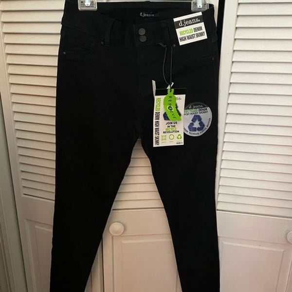 d. jeans Black High-Rise Skinny Jeans with Eco Tags