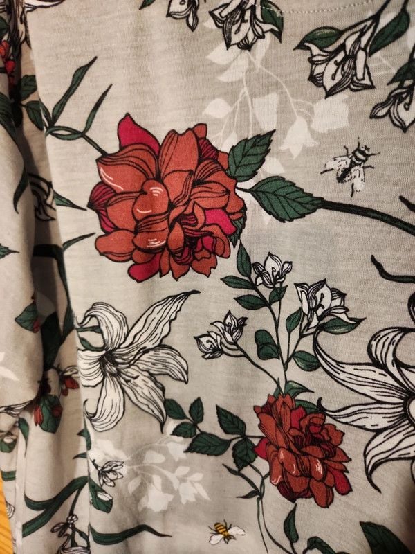 Vintage Fresh Prince of Bel-Air Floral Ringer T-Shirt XL 5
