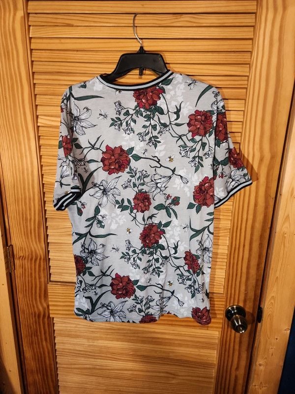 Vintage Fresh Prince of Bel-Air Floral Ringer T-Shirt XL 6