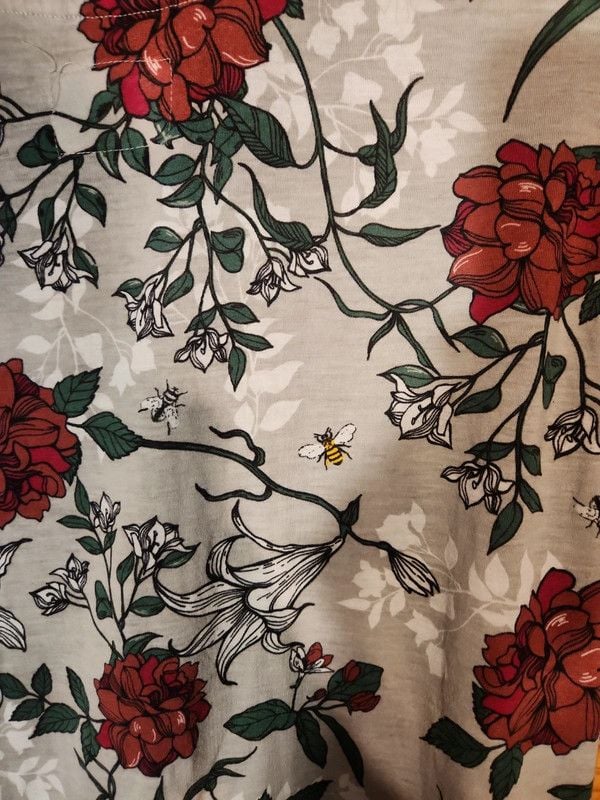 Vintage Fresh Prince of Bel-Air Floral Ringer T-Shirt XL 7
