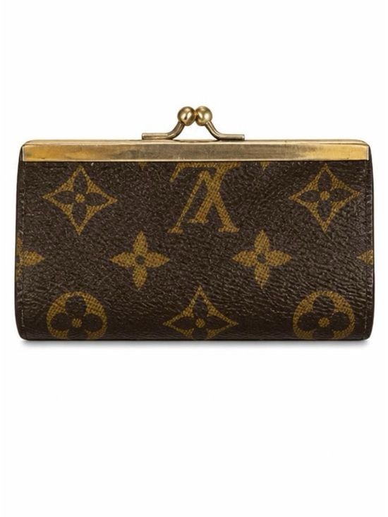 Rare Vintage Louis Vuitton x French Company Monogram Canvas Coin Purse 2
