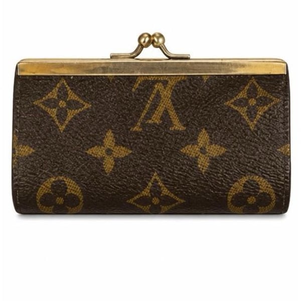 Rare Vintage Louis Vuitton x French Company Monogram Canvas Coin Purse