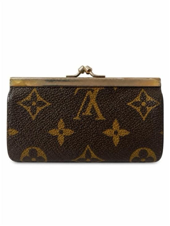 Rare Vintage Louis Vuitton x French Company Monogram Canvas Coin Purse 8