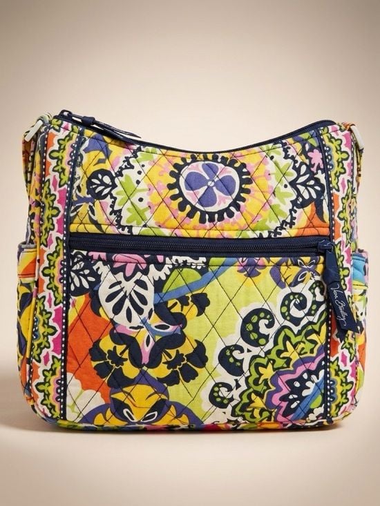 Vera Bradleycolorful bursts Quilted Multi-Color Crossbody Bag 2