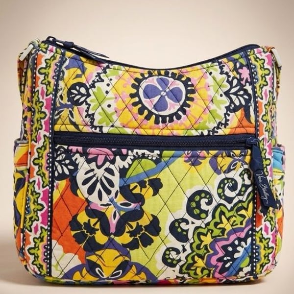 Vera Bradleycolorful bursts  Quilted Multi-Color Crossbody Bag
