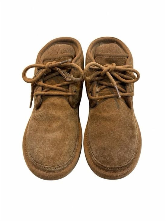 UGG Unisex Chestnut Suede Lace-Up Boots 2