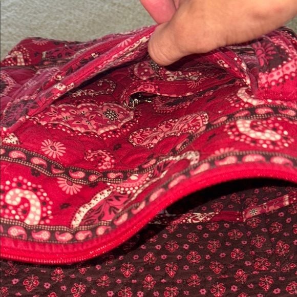 Y2K Vera Bradley Tote Mesa Red 2006 8
