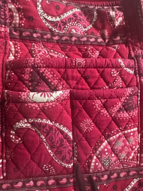 Y2K Vera Bradley Tote Mesa Red 2006 9