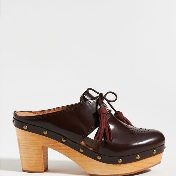 Pilcro Kilty Clog Heels 4