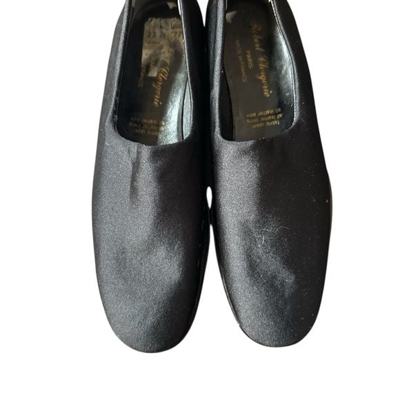 ROBERT CLERGERIE Black Satin Loafers WORN once 2