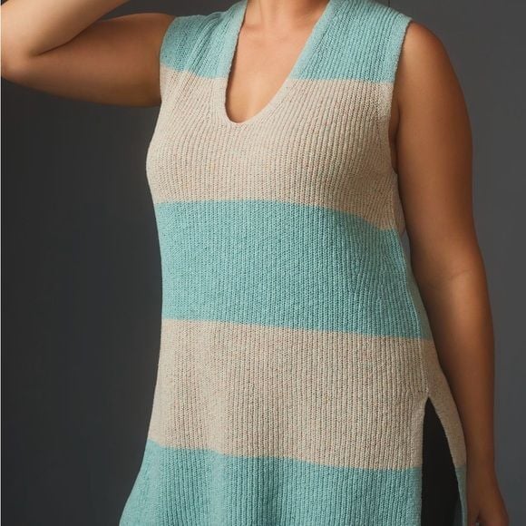 Pilcro long line sweater vest 2