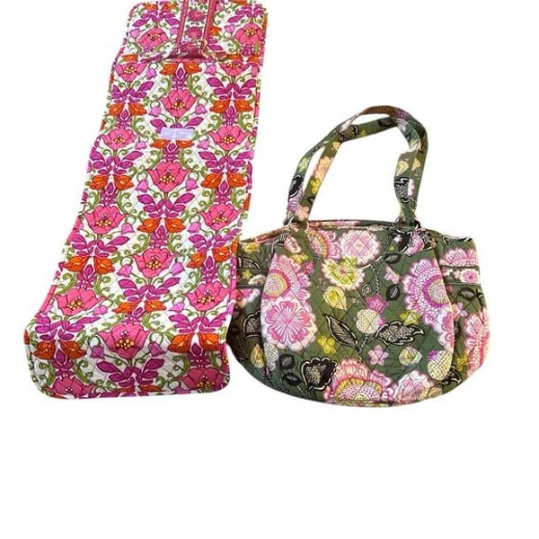 Very Bradley changing pad and bag.