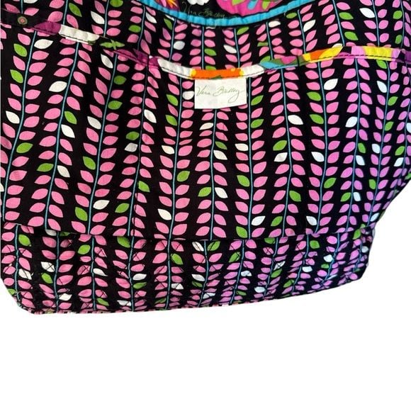 Boho Rainbow Vera Bradley.
Multi Color Floral Bag Purse 13” 5