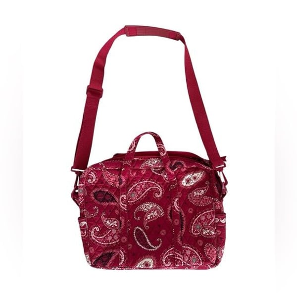 Vera Bradley Red Paisley Laptop Bag