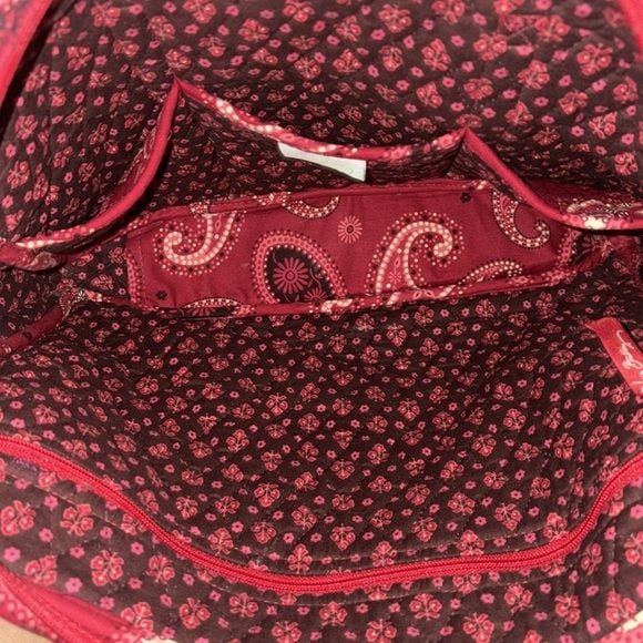 Vera Bradley Red Paisley Laptop Bag 9