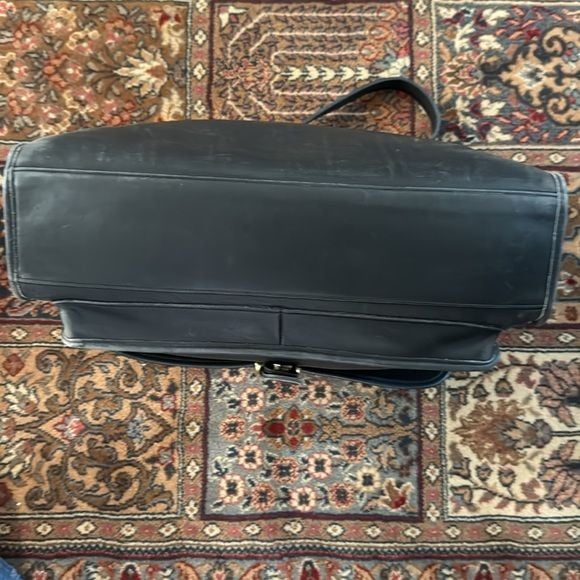 COACH “Harrison” (J7C-5283) Vintage Black Mens Briefcase 5