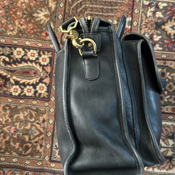 COACH “Harrison” (J7C-5283) Vintage Black Mens Briefcase 6