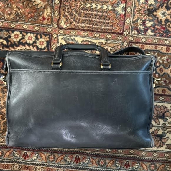 COACH “Harrison” (J7C-5283) Vintage Black Mens Briefcase 7