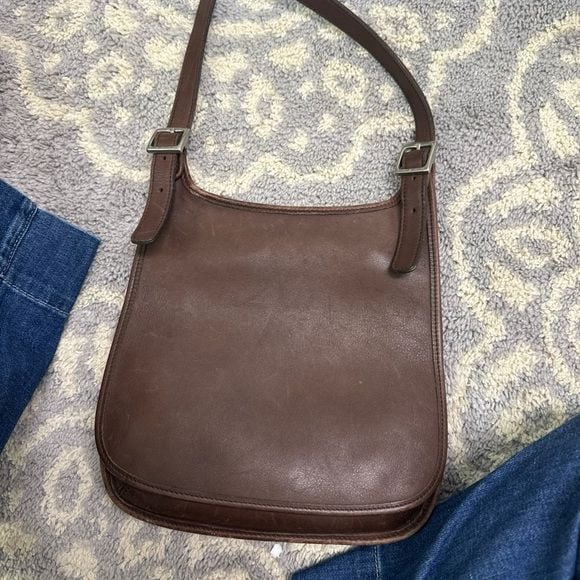 COACH CROSSOVER DEEP BROWN BAG 12
