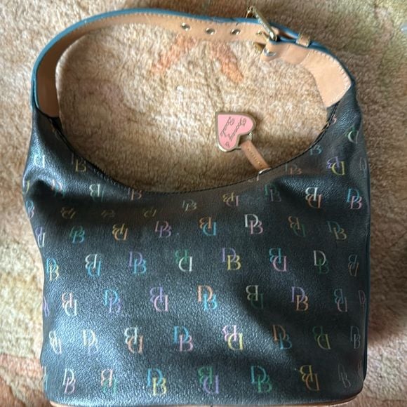 Dooney & Bourke Mini Baguette Bucket Bag Coated Canvas EUC and very good shape 2